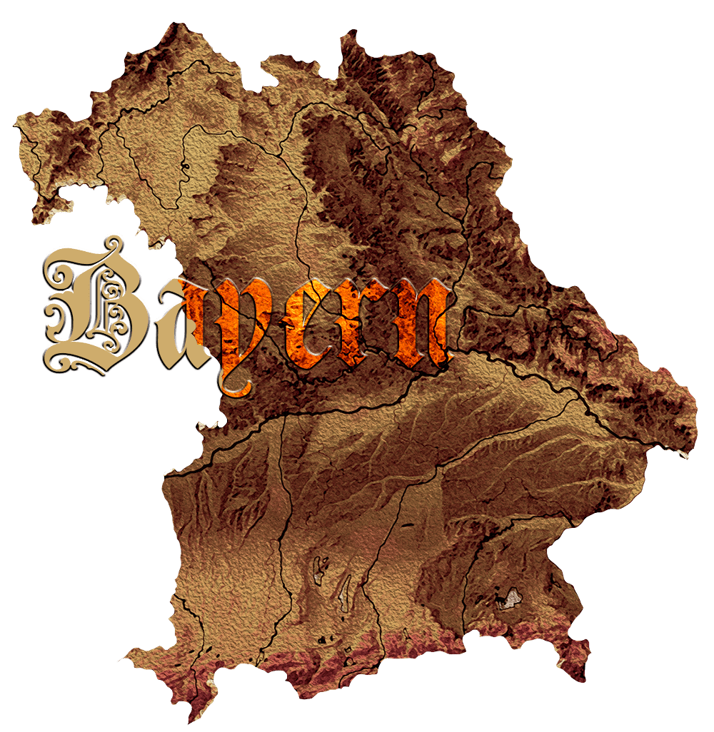 Sagenhaftes Bayern Karte