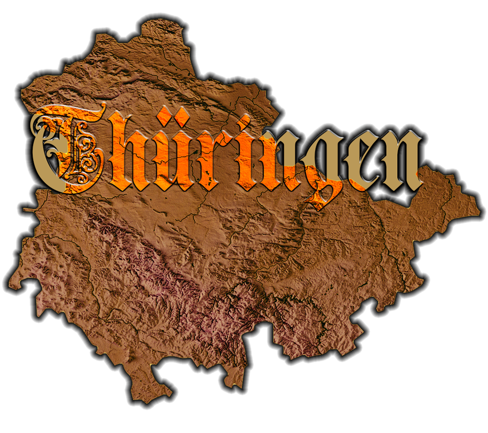 Sagenhaftes Thüringen Karte