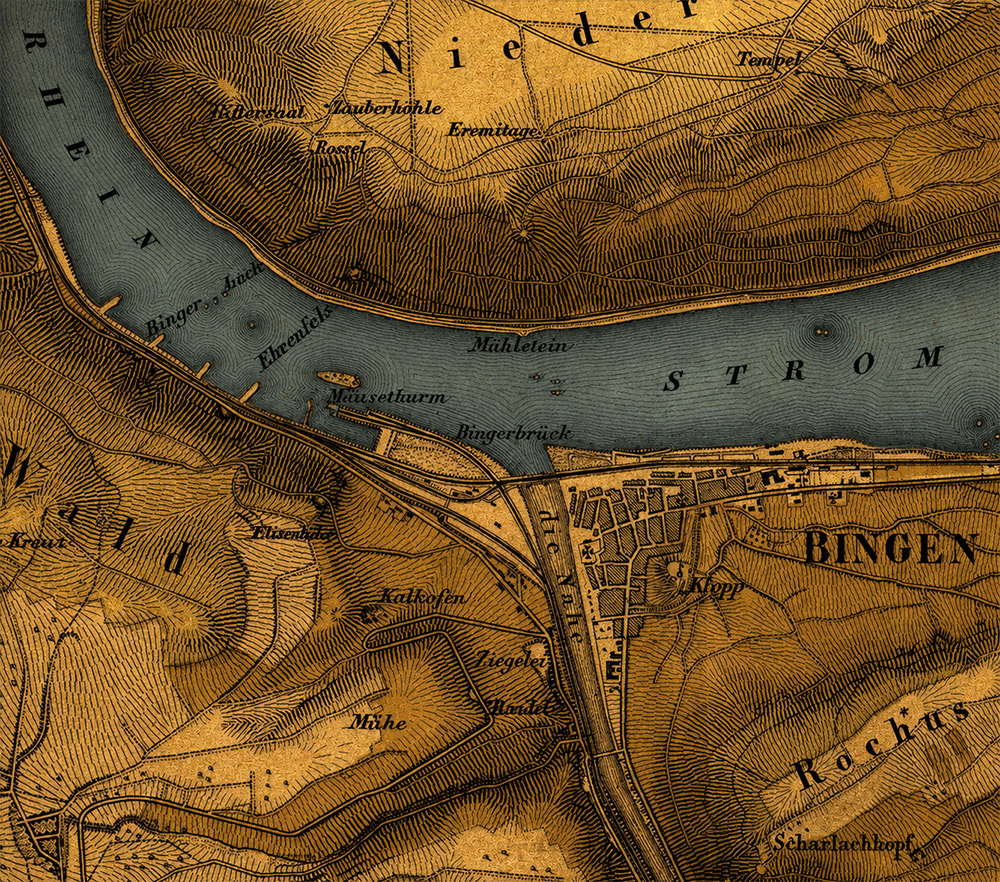 Bingen Karte