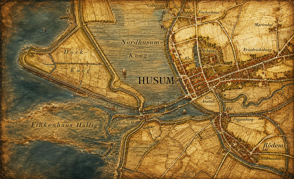 Husum Karte